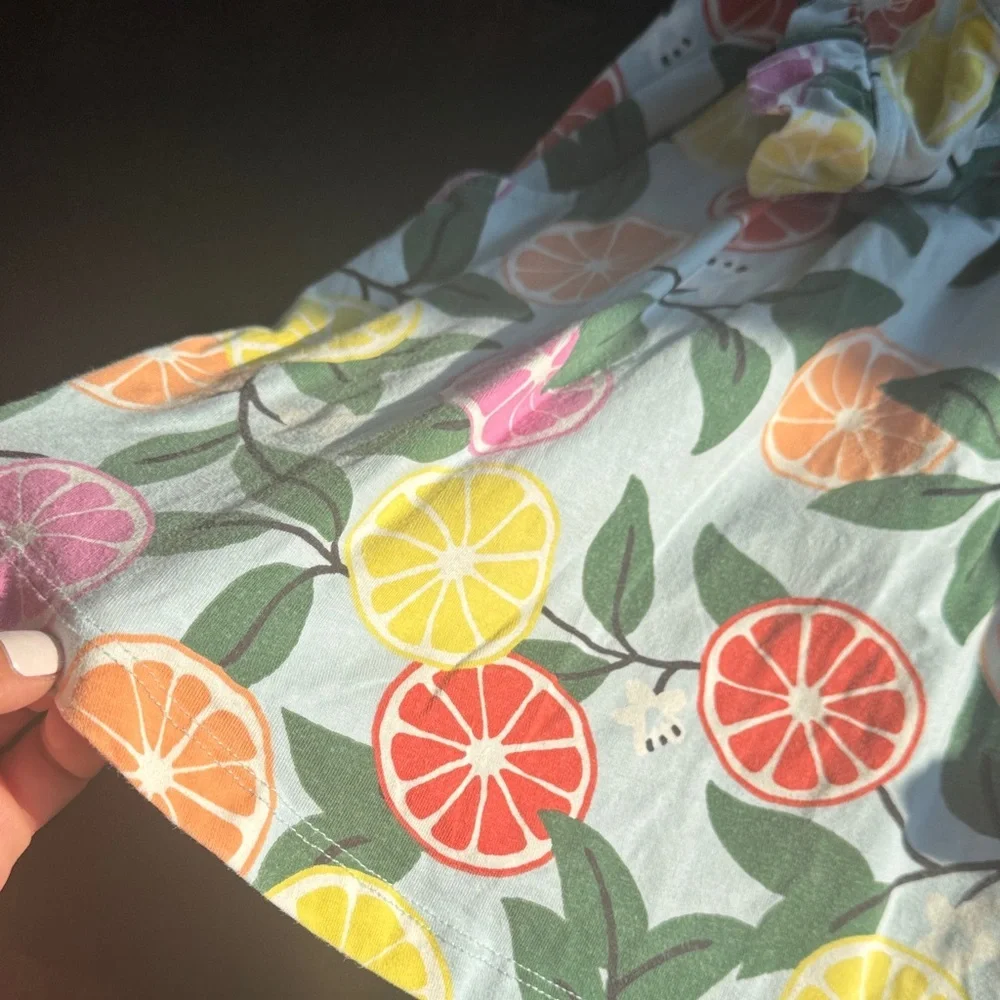 Hanna Andersson Colorful Fruit Print Dress - Picture 3 of 4